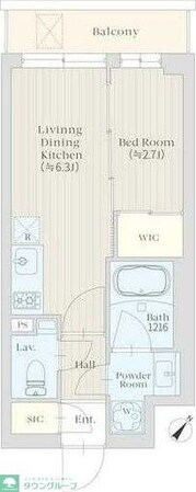 イプセ高輪台の物件間取画像